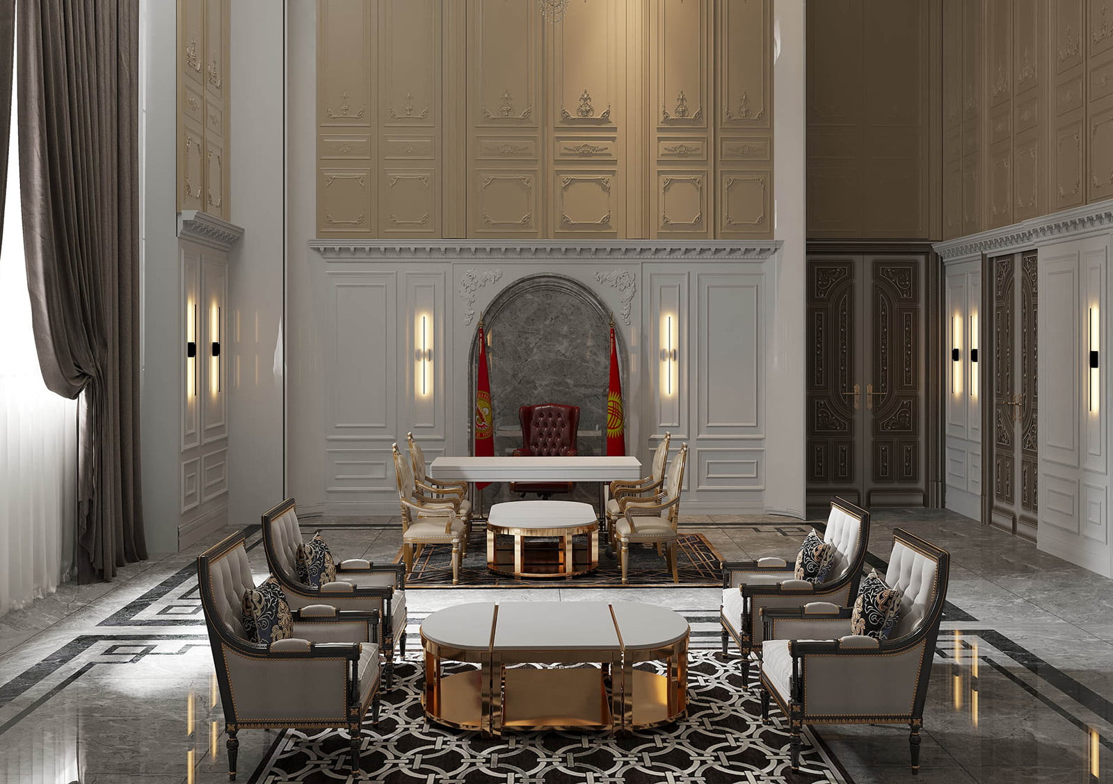 Kırgızistan Cumhurbaşkanlığı Tasarım Projesi