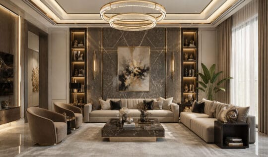 Modern Salon Dekorasyonu