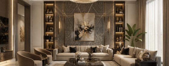 Modern Salon Dekorasyonu